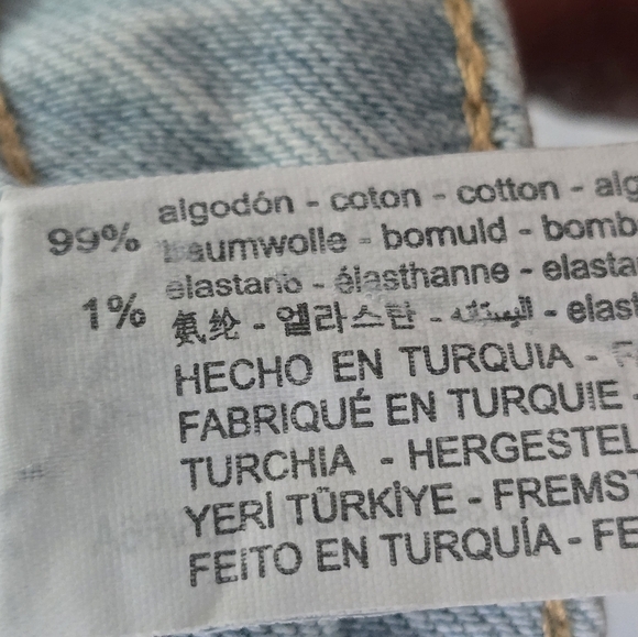 Zara Jeans Women Size 4 Skinny 26x26 Light Wash Blue Mid Rise Distressed - Picture 10 of 10